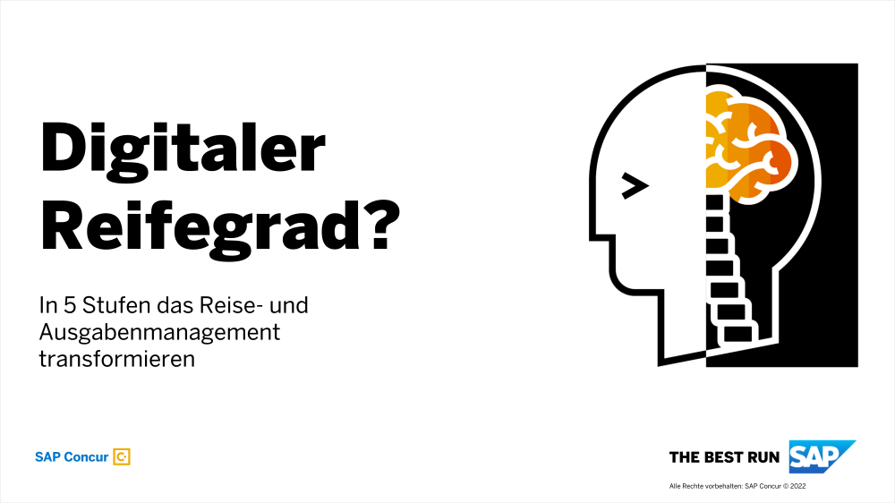 Digitaler Reifegrad-Check für das Reise- und Ausgabenmanagement